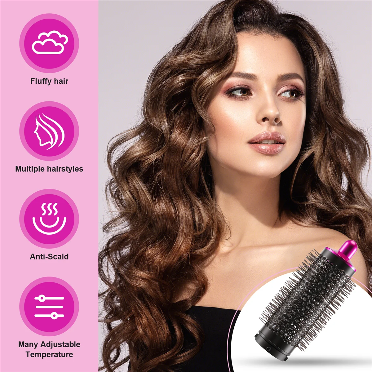 Suitable for / Curling Iron Accessories-Cylinder Comb