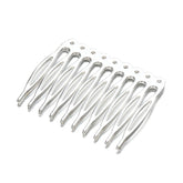 10pcs 5/10 Teeth DIY Metal Hair Comb Claw Hairpins (Silver/Gold/Bronze)  For Wedding Jewelry Making Findings Components Comb