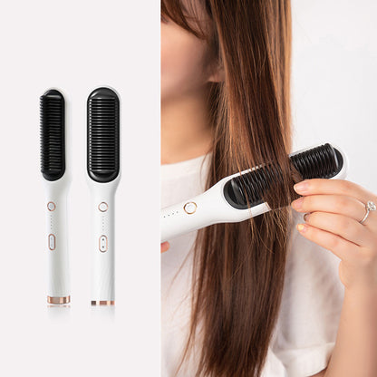 Straightening Comb Cross-border Exclusively For Hair Straightener Negative Ion  Splint Lazy Curling Iron