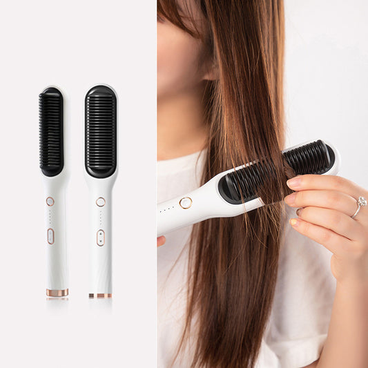 Straightening Comb Cross-border Exclusively For Hair Straightener Negative Ion  Splint Lazy Curling Iron