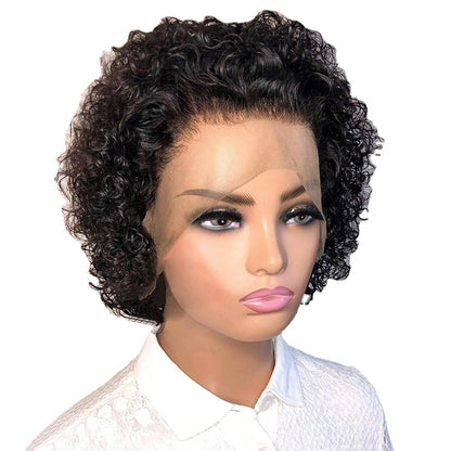 Short Curly Human Hair Headband