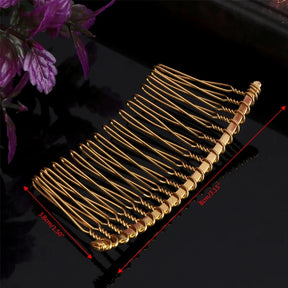 New 20 Teeth Bridal Blank Hair Metal Wedding Veil Side Comb Hair Accessories