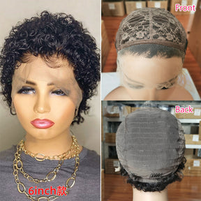 Short Curly Human Hair Headband