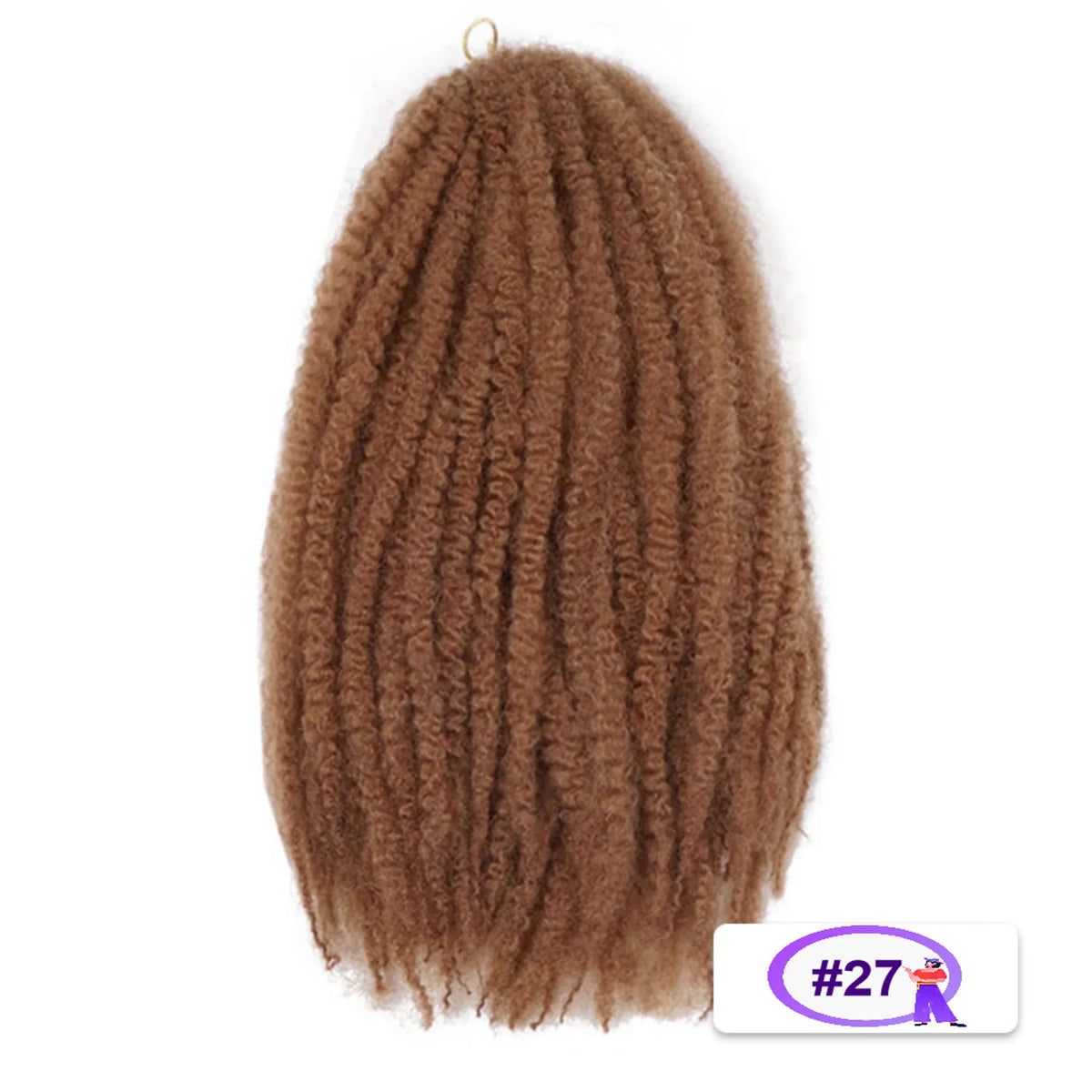 Marley Twist Braiding Hair 18 Inch  Long Cuban Twist Hair  Afro Kinky Curly Twist Crochet Hair Synthetic Marley Hair Extensions