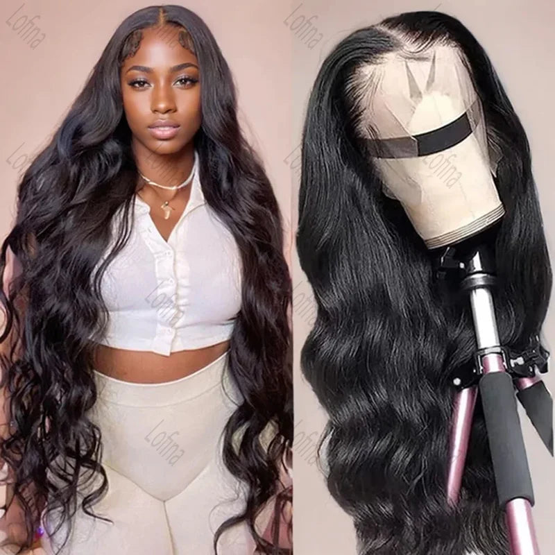 30 40 Inch Lace Front Human Hair Wigs 100% Brazilian Body Wave 13x4 13x6 HD Lace Frontal Wigs For Women PrePlucked Wavy Wig