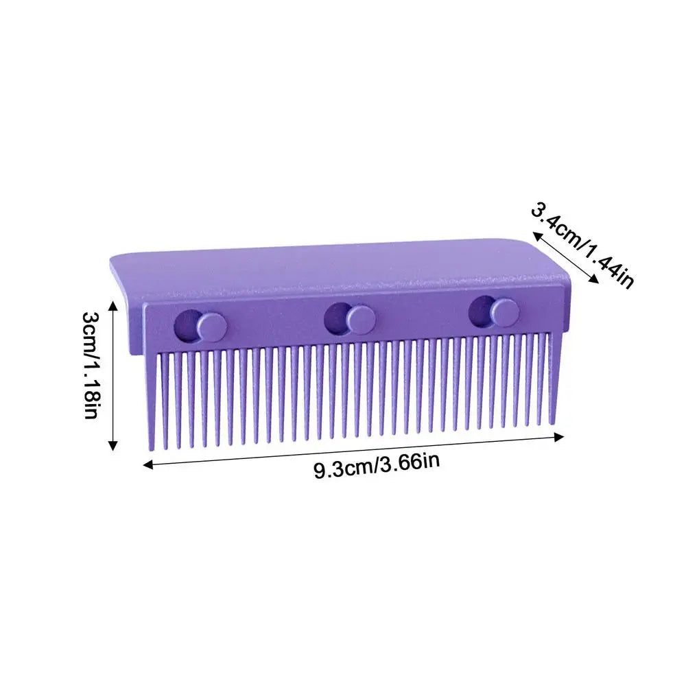 Flat Iron Comb Clip On Grip Comb For Flat Iron Straightener Comb Flat Iron Comb Attachment Hair Styling Tool Universal DIY Combs