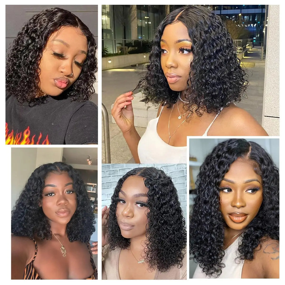 Glueless Wear To Go Wigs Human Hair Kinky Curly Hair Wigs Pre Plucked 4x4 5x5 13x4 Pre Cut HD Lace Closure Front Wigs for Women