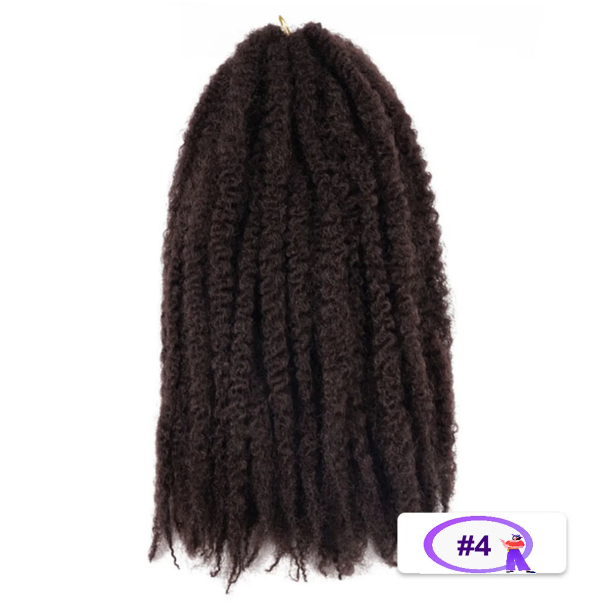 Marley Twist Braiding Hair 18 Inch  Long Cuban Twist Hair  Afro Kinky Curly Twist Crochet Hair Synthetic Marley Hair Extensions