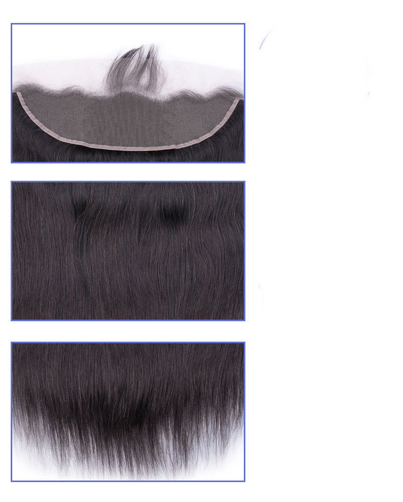 European And American Natural Color Lace Real Hair Wig