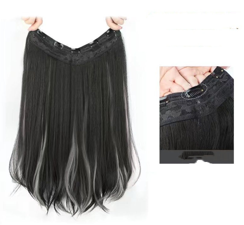 One Piece Traceless Simulation Microcurl Wig
