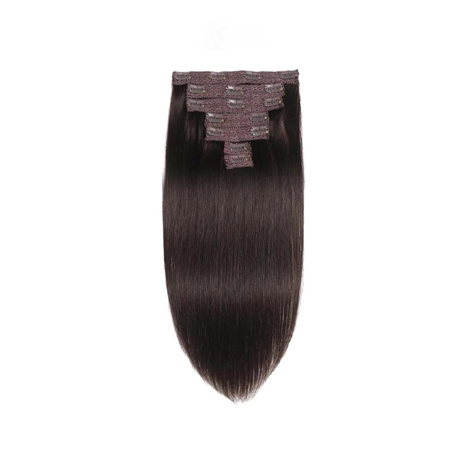 Clip In Hair Extensions Human Hair Brazilian Straight Clip In Natural Black Color Clip Ins Remy Hair 20 22 24 26 Inch For Women