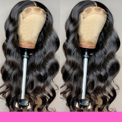 HD Transparent Lace Front Human Hair Wigs Body Wave Lace Front Wig 13x6 Lace Frontal Wig Brazilian Body Wave Human Hair Wig