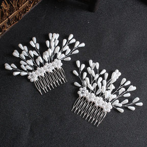 10pcs 5/10 Teeth DIY Metal Hair Comb Claw Hairpins (Silver/Gold/Bronze)  For Wedding Jewelry Making Findings Components Comb