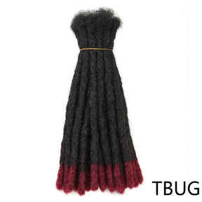 6inch-20inch Handmade Dreadlocks Synthetic Wigs Extensions Black Reggae Wig Crochet Braiding Hair For Afro Women For Black Women