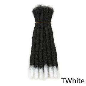 6inch-20inch Handmade Dreadlocks Synthetic Wigs Extensions Black Reggae Wig Crochet Braiding Hair For Afro Women For Black Women